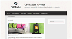 Desktop Screenshot of cheminees-artense.fr
